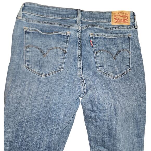 Levi's Skinny Distressed Raw Hem Denim Jeans 711 Size 31 - Picture 6 of 8